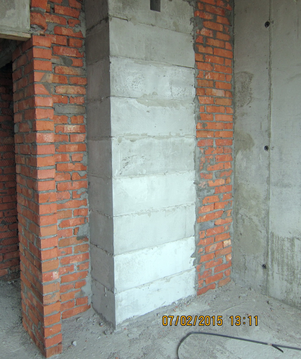 Вентиляционный блок для каркасно-монолитного строительства